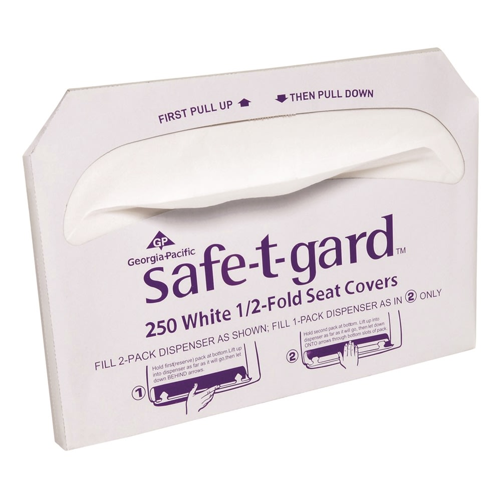 GuestSupply US | Pacific Blue Basic 1/2-Fold Toilet Seat Covers